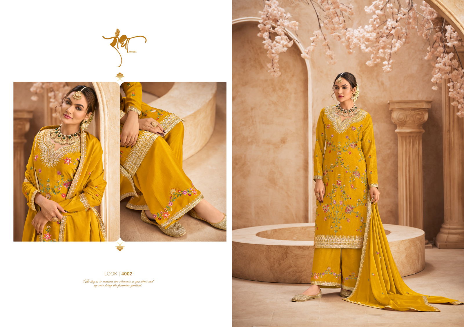 Jhalak By Radha Trendz Chinon Readymade Suits Wholesale Shop In Surat